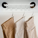 1pc Bath Towel Hanger – Wall-Mount Towel Rack