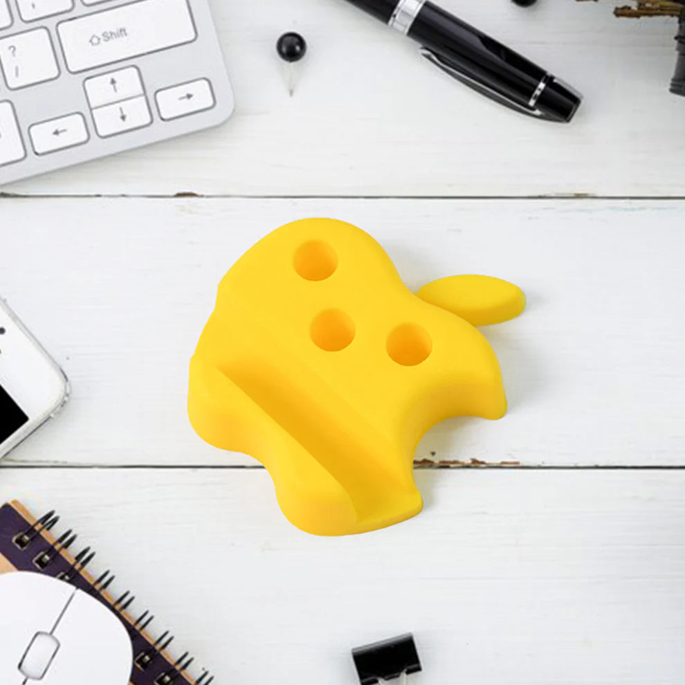 Multi-Functional Apple-Shaped Plastic Mobile Stand with Pen Holder