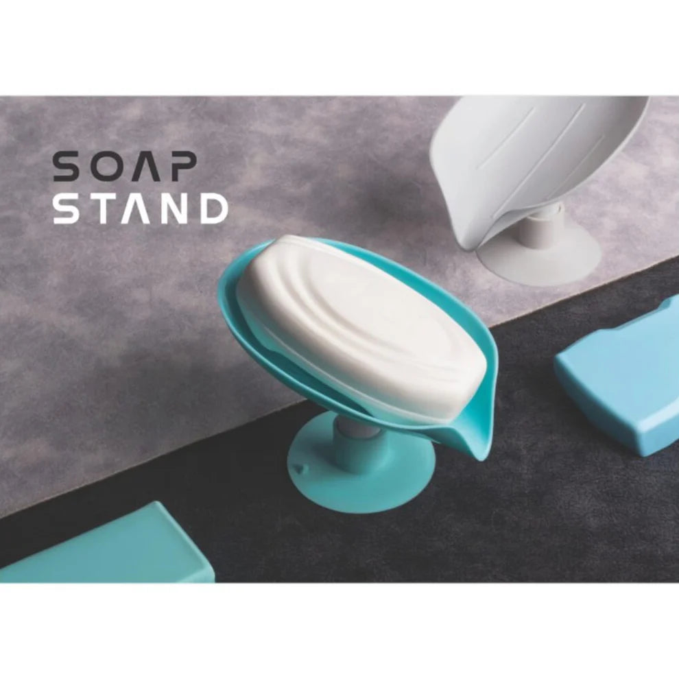Self-Draining Soap Holder Stand With Suction