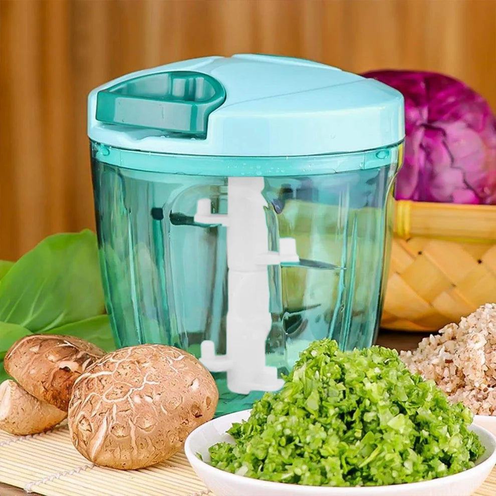 6 Blade 2-in-1 Manual Food Chopper