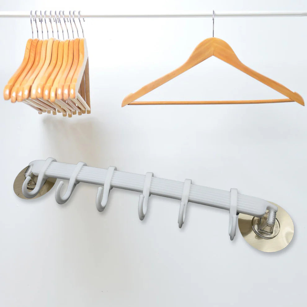 1pc Bath Towel Hanger – Wall-Mount Towel Rack