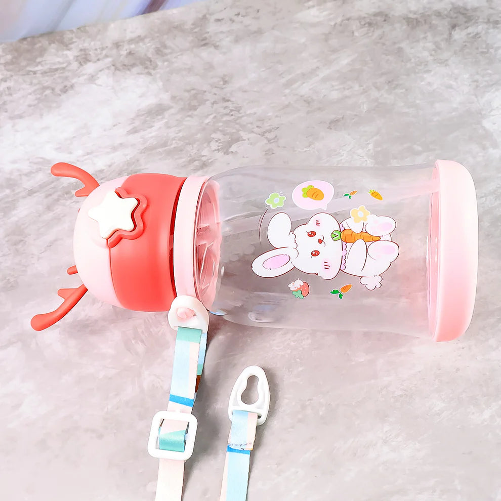 Cute Cartoon Water Bottle – Approx 450 ML