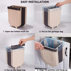 Hanging Trash Can – Collapsible & Portable Waste Bin