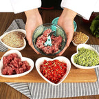 6 Blade 2-in-1 Manual Food Chopper