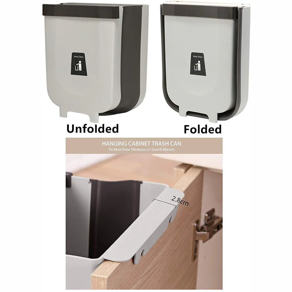 Hanging Trash Can – Collapsible & Portable Waste Bin