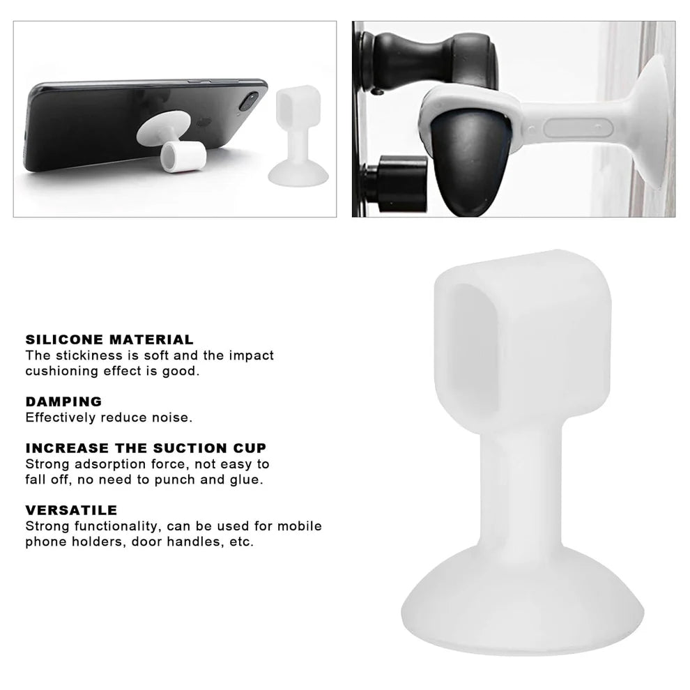 Self-Sucking Silicone Door Stopper 5 Pcs