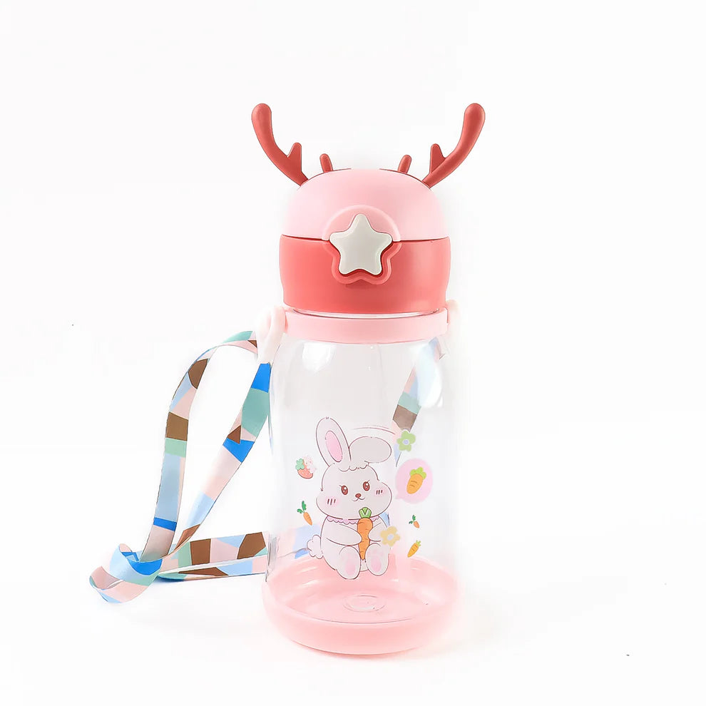 Cute Cartoon Water Bottle – Approx 450 ML