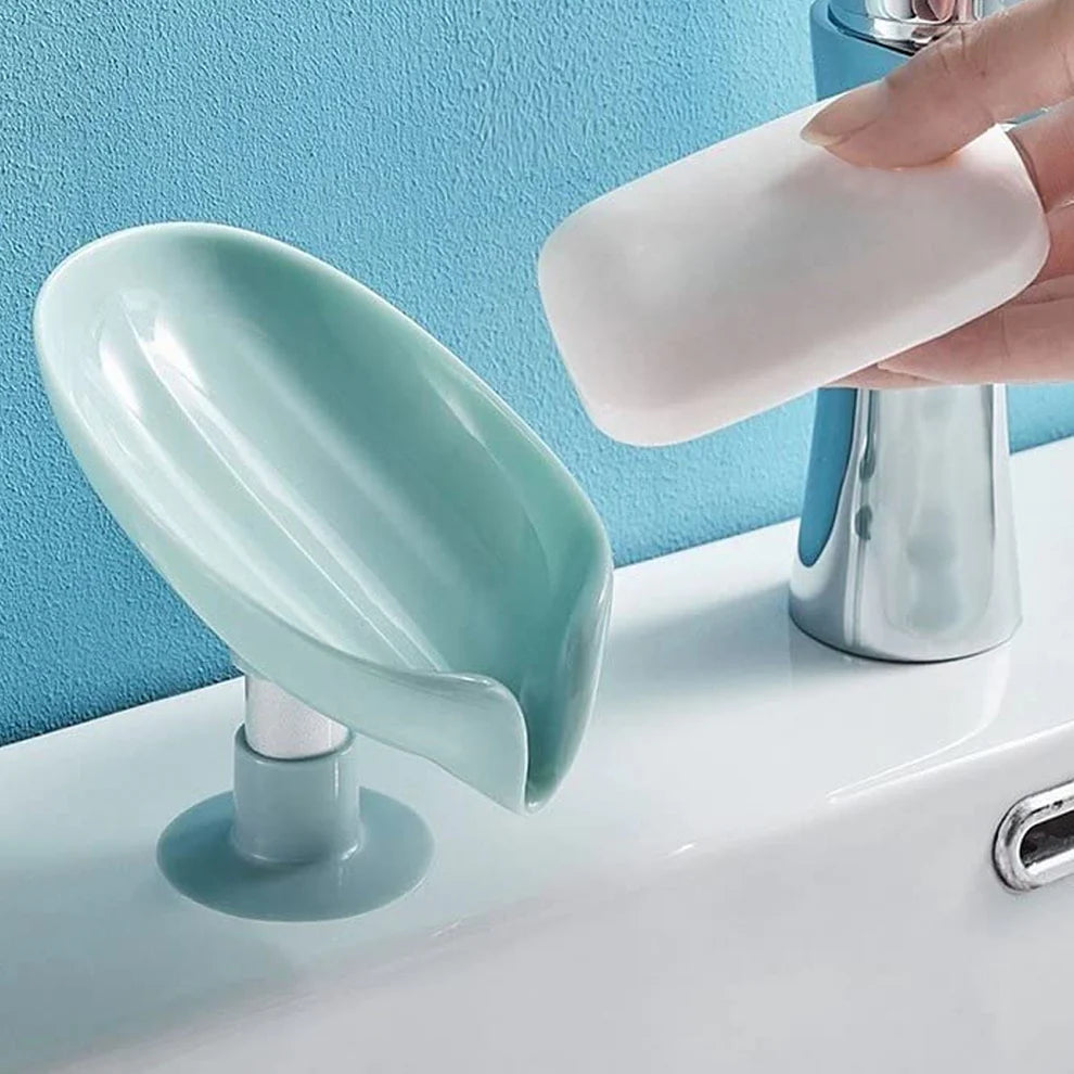 Self-Draining Soap Holder Stand With Suction