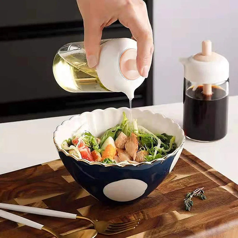 2-in-1 Oil Dispenser with Silicone Oil Brush