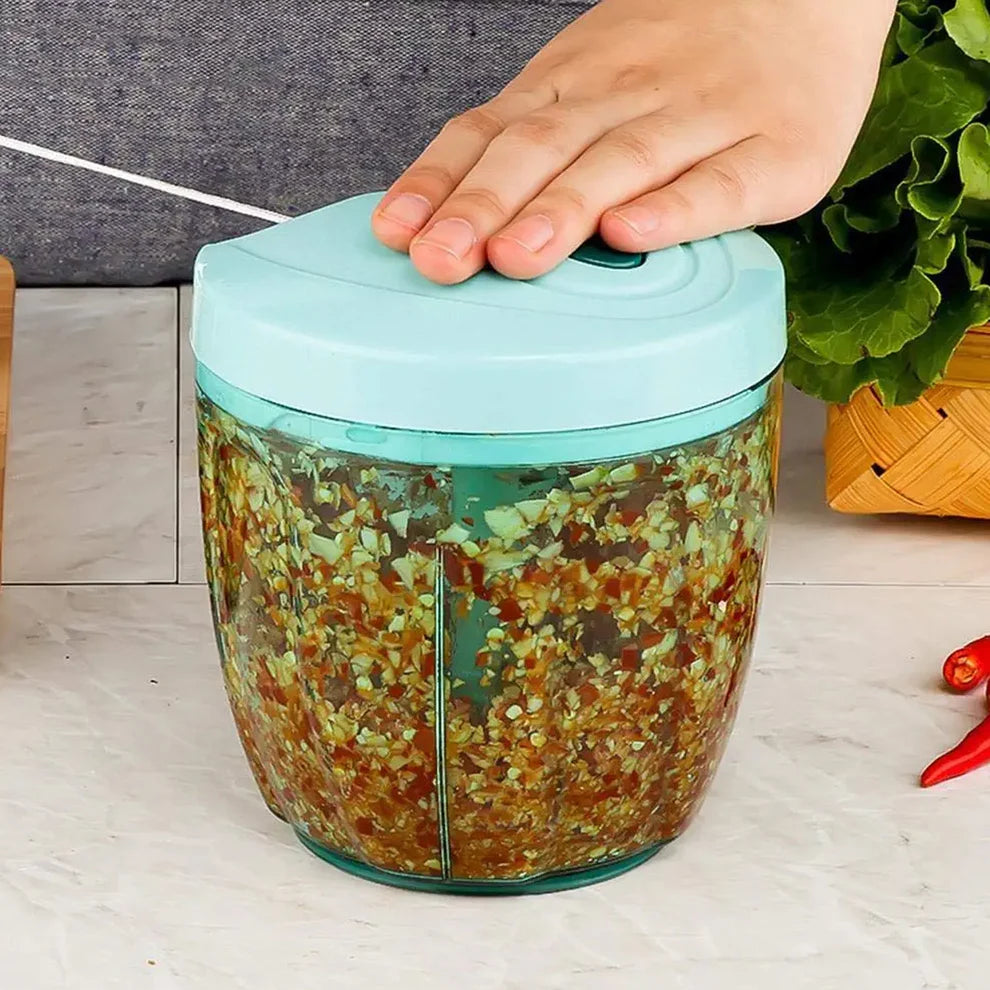 6 Blade 2-in-1 Manual Food Chopper