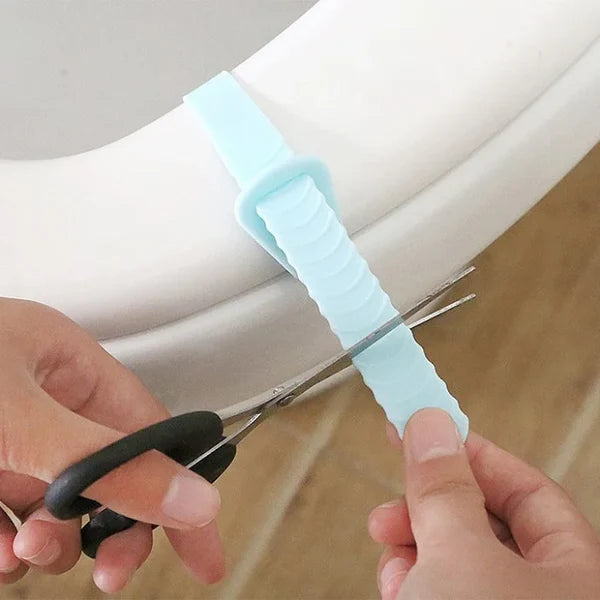 Toilet Seat Lifter Band – Foldable Lid Handle for Hygienic Bathroom