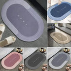 Water Absorbent Bathroom Door Mat (Plain)