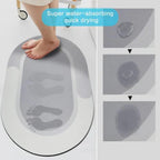 Water Absorbent Bathroom Door Mat (Plain)