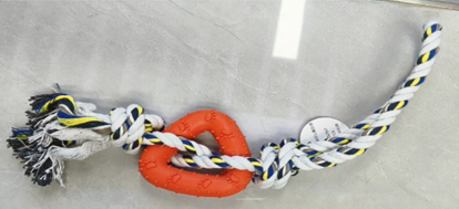 TPR triangle + cotton rope set