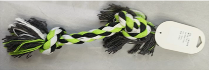 Triple bone double knot cotton rope