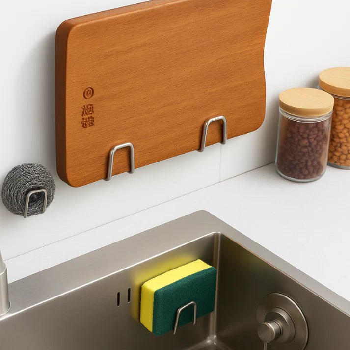 Self Adhesive Stainless Steel Kitchen Hooks