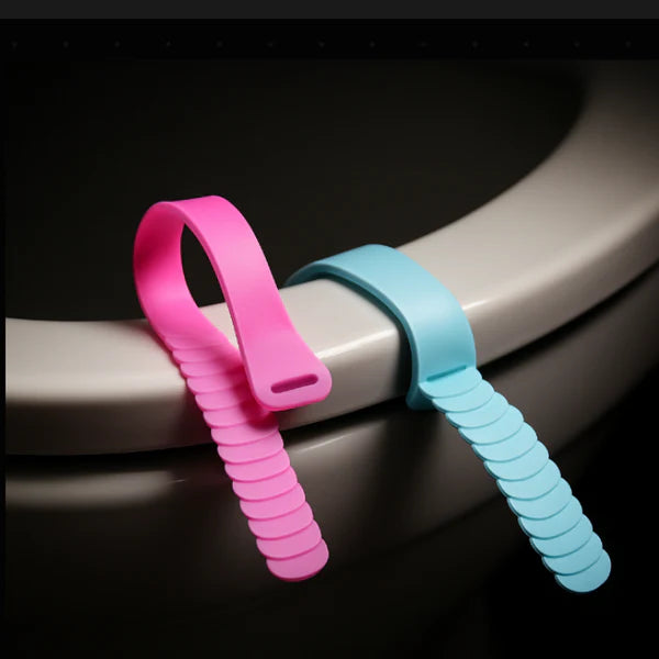 Toilet Seat Lifter Band – Foldable Lid Handle for Hygienic Bathroom