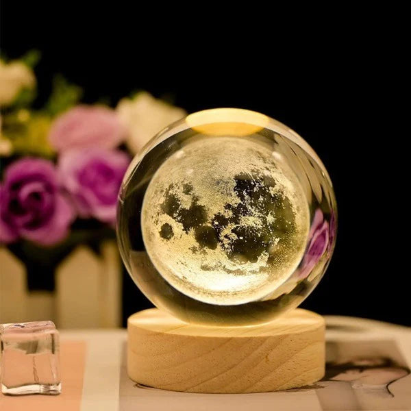 Crystal Ball Astronomy Night Lamp – Compact, Elegant & Enchanting