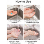 1 Pc Portable Disposable Paper Soap