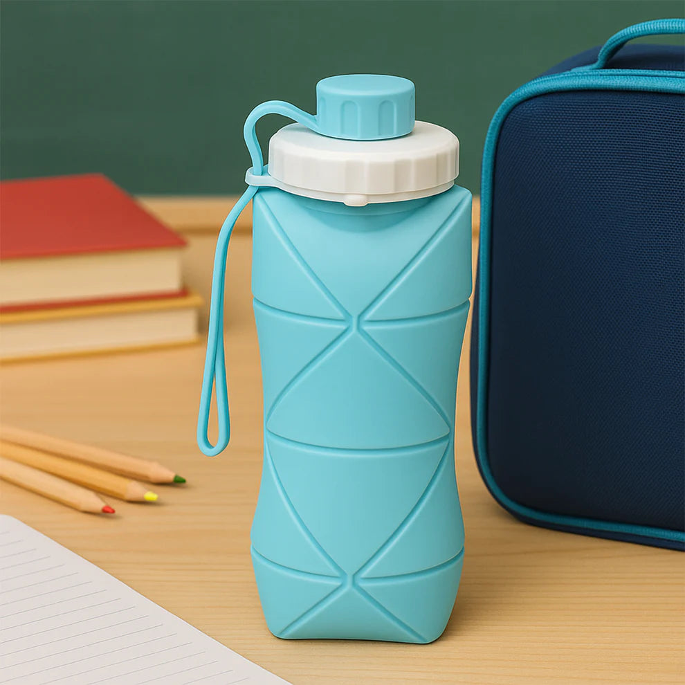 600ml Collapsible Silicone Water Bottle