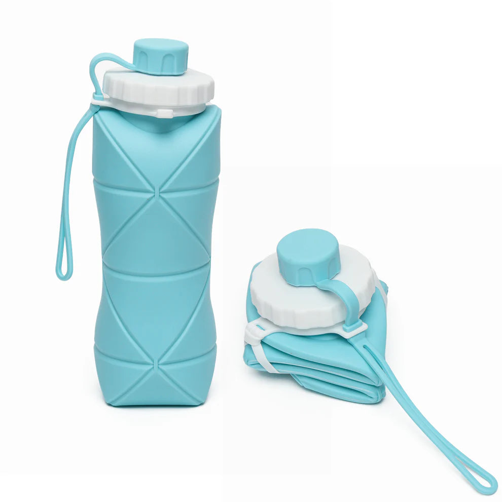 600ml Collapsible Silicone Water Bottle