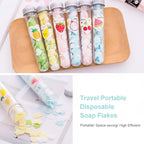 1 Pc Portable Disposable Paper Soap