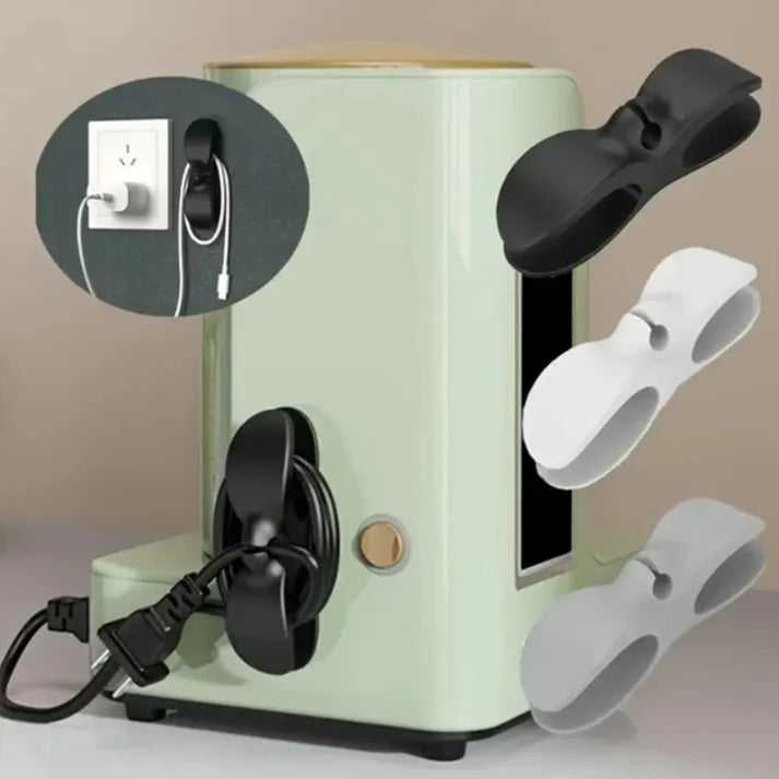 Holder Clip Self-Adhesive Cable & Cord Wrapper